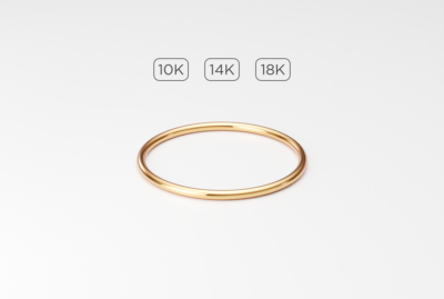 Link to buy a 1mm ultra thin full-round yellow gold ring band on Etsy