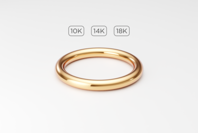 Link to buy a 2.5mm full-round yellow gold ring band on Etsy